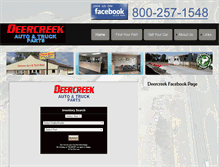 Tablet Screenshot of deercreekauto.com